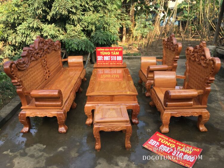 bàn ghế gỗ hoàng gia