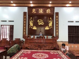 Hoành phi câu đối gỗ gụ