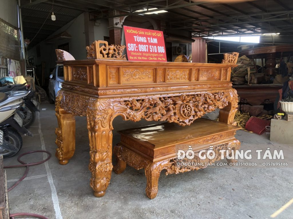 Bàn thờ gỗ mít ta