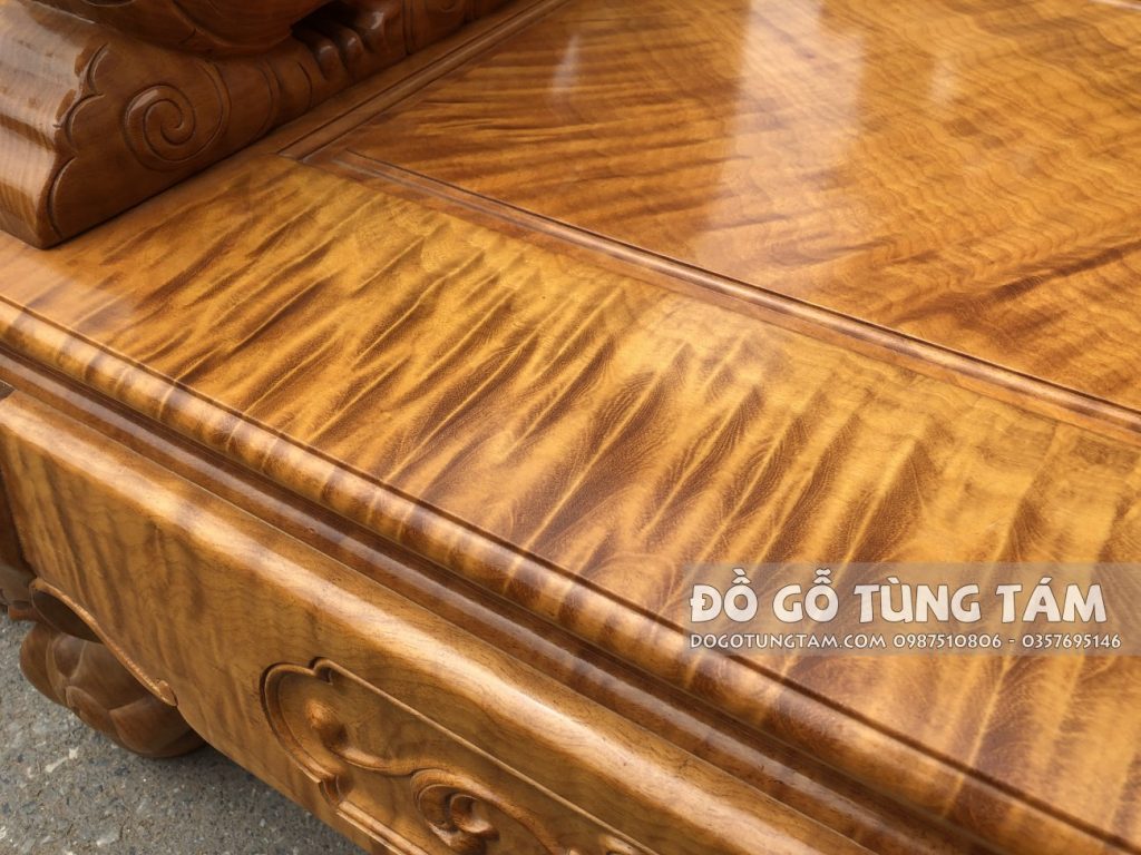 Bàn Ghế Gỗ Đinh Thối Chọn Vân Chun Trạm Nghê Bảo Đỉnh